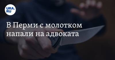 В Перми с молотком напали на адвоката - ura.news - Пермь - Пермский край