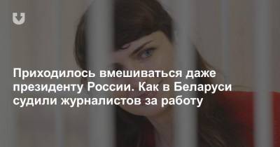 Приходилось вмешиваться даже президенту России. Как в Беларуси судили журналистов за работу - news.tut.by - Следственный Комитет