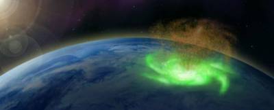 Впервые над Северным полюсом обнаружен космический ураган - news.bigmir.net - Англия