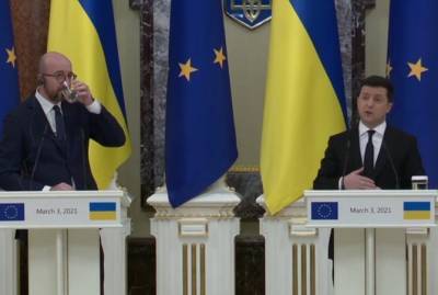 Владимир Зеленский - Шарль Мишель - Зеленский: Рассчитываю на осуждение ЕС российской агрессии против Украины по итогам мартовского заседания - kp.ua