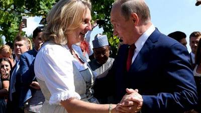Владимир Путин - Александр Новак - Максим Орешкин - Игорь Сечин - Карин Кнайсль - В совет директоров «Роснефти» войдет экс-глава МИД Австрии, с которой танцевал Путин - newdaynews.ru - Австрия
