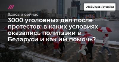 3000 уголовных дел после протестов: в каких условиях оказались политзэки в Беларуси и как им помочь? - tvrain.ru