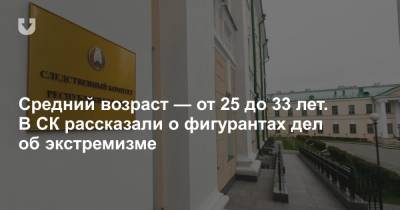 Средний возраст — от 25 до 33 лет. В СК рассказали о фигурантах дел об экстремизме - news.tut.by - Следственный Комитет