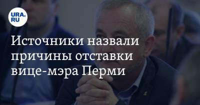 Источники назвали причины отставки вице-мэра Перми - ura.news - Пермь