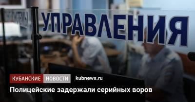 Полицейские задержали серийных воров - kubnews.ru - Анапа - Краснодарский край