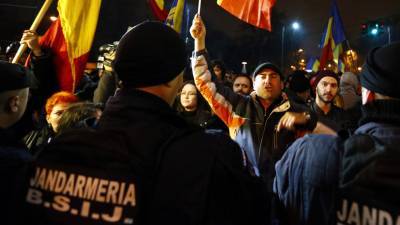 В Румынии задержаны около 200 человек в результате беспорядков - russian.rt.com - Румыния - г. Бухарест