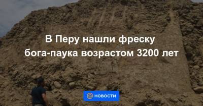 В Перу нашли фреску бога-паука возрастом 3200 лет - news.mail.ru