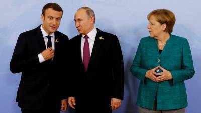 Владимир Путин - Дмитрий Песков - Ангела Меркель - Песков оценил возможность решения вопроса Донбасса без Киева - gazeta.ru - Киев