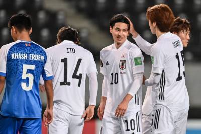 Япония уничтожила Монголию 14 голами: видео футбольного издевательства - 24tv.ua - Япония - Дания - Монголия