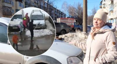 Многодетная мама подвергается нападкам от захватчика парковки: “Блокирует машину, закидывает снегом, угрожает” - pg21.ru - Чебоксары