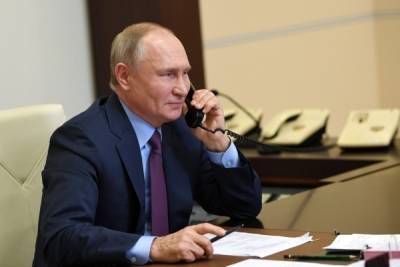 Владимир Путин - Алексей Навальный - Ангела Меркель - Владимир Путин поговорил по телефону с Ангелой Меркель и Эммануэлем Макроном - govoritmoskva.ru - Киев