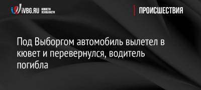 Под Выборгом автомобиль вылетел в кювет и перевернулся, водитель погибла - ivbg.ru - Ленинградская обл. - Sandero - р-н Выборгский