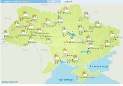 Вазир Мартазинов - Солнечно и до 16 тепла: погода в Украине сегодня - narodna-pravda.ua