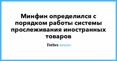 Минфин определился с порядком работы системы прослеживания иностранных товаров - forbes.ru - территория Еаэс