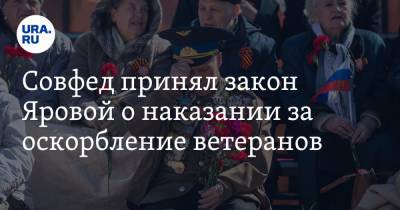 Ирина Ярова - Совфед принял закон Яровой о наказании за оскорбление ветеранов - ura.news