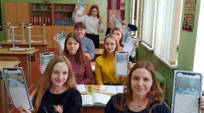 РЕПОТРАЖ: Как учителя полоцкой школы используют Instagram на уроках и во внеклассной работе - belta.by - Полоцк