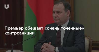 Александр Лукашенко - Премьер обещает «очень точечные» контрсанкции - news.tut.by
