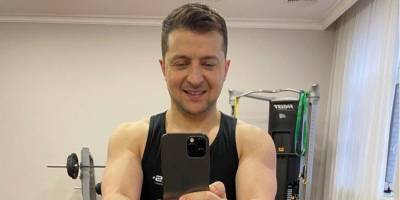 Владимир Зеленский - Володимир Зеленський - «Вперед, к победе!». Зеленский в «фартовом» шарфе поддержал сборную Украины перед матчем с Казахстаном — фото - nv.ua - Финляндия