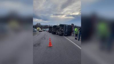 Под Воронежем перевернулся грузовик с цементом: водитель попал в больницу - vestivrn.ru - Воронеж - Белгородская обл.