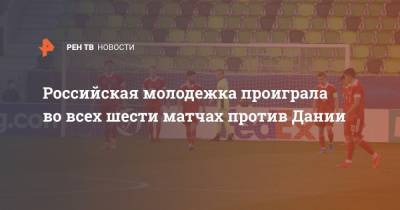 Михаил Галактионов - Российская молодежка проиграла во всех шести матчах против Дании - ren.tv - Дания