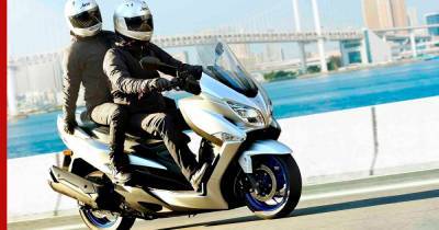 Макси-скутер Suzuki Burgman 400 получит двигатель с системой легкого запуска - profile.ru