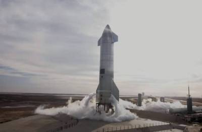 Илон Маск - «Приземлился целым и невредимым»: Прототип космического корабля Starship взорвался после посадки - topwar.ru - Техас