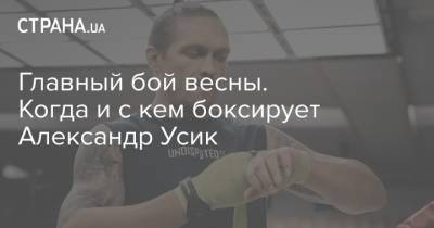 Александр Усик - Дерек Чисора - Главный бой весны. Когда и с кем боксирует Александр Усик - strana.ua