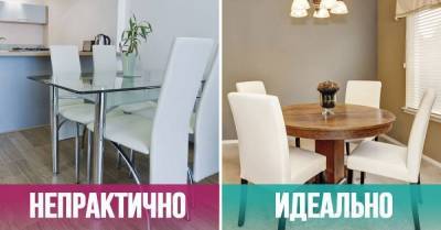 По совету дизайнера выбросила прямоугольный стол и еще ни разу об этом не пожалела - skuke.net
