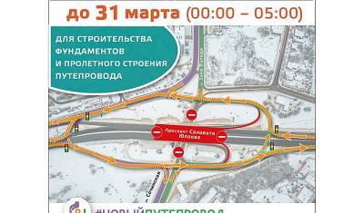 В Уфе снова перекроют выезд из города в районе развязки по улице Заки Валиди - mkset.ru - Уфа