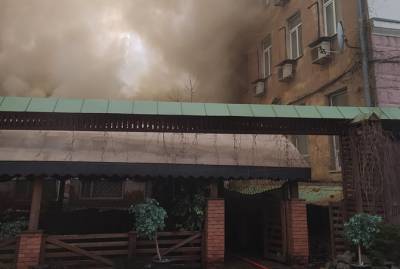 Ольга Фреймут - В Донецке сгорела ресторация "Свинья", известная благодаря Ольге Фреймут - kp.ua - Донецк