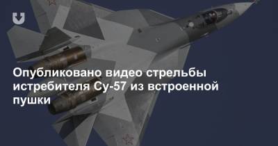Опубликовано видео стрельбы истребителя Су-57 из встроенной пушки - news.tut.by - Россия