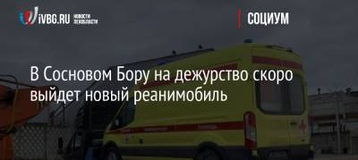 В Сосновом Бору на дежурство скоро выйдет новый реанимобиль - ivbg.ru