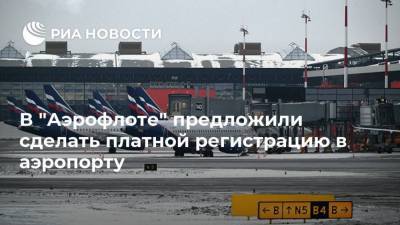 Михаил Демин - В "Аэрофлоте" предложили сделать платной регистрацию в аэропорту - ria.ru - Москва - Россия