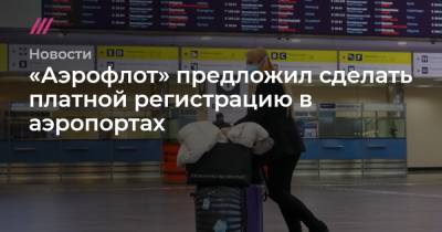 Михаил Демин - «Аэрофлот» предложил сделать платной регистрацию в аэропортах - tvrain.ru - Москва