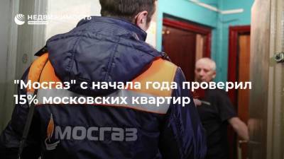 "Мосгаз" с начала года проверил 15% московских квартир - realty.ria.ru - Москва