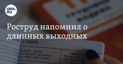Геннадий Онищенко - Роструд напомнил о длинных выходных - ura.news