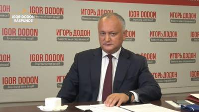 Игорь Додон - Игорь Додон готов показать пример и привиться российской вакциной - news-front.info - Молдавия