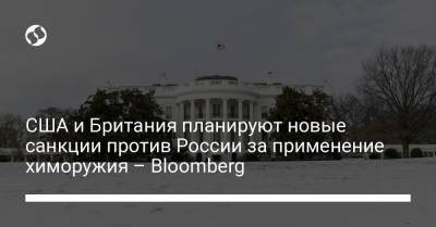 Алексей Навальный - США и Британия планируют новые санкции против России за применение химоружия – Bloomberg - liga.net - Англия