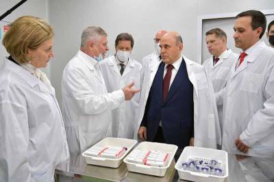 Михаил Мишустин - Мишустину показали производство вакцины в центре "Вектор" - tvc.ru - Новосибирск
