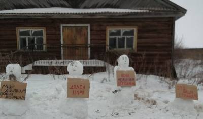 "Вова, между нами все кончено": митинг снеговиков под Архангельском признали законным - newizv.ru - Архангельск