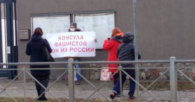 «Программа СС Lebensborn в действии?»: пикет у дипмиссии ФРГ в Калининграде - eadaily.com - Москва - Калининград