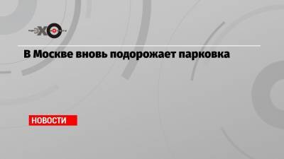 В Москве вновь подорожает парковка - echo.msk.ru - Москва - Покровск - Знаменск
