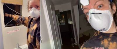 Американка случайно нашла у себя в ванной вход в тайную квартиру: видео стало вирусным - w-n.com.ua - Нью-Йорк
