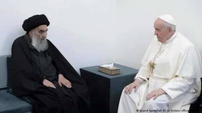 Франциск - Багдад - Али - Папа Римский встретился с духовным лидером шиитов аятоллой Али Систани - lenta.ua - Ирак - Ватикан - Ватикан