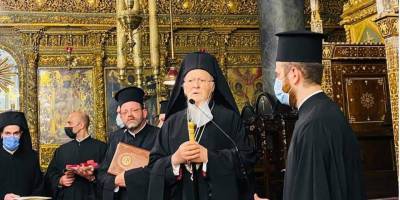 Пообещал приехать в Украину. Делегация «слуг народа» встретилась с патриархом Варфоломеем - nv.ua