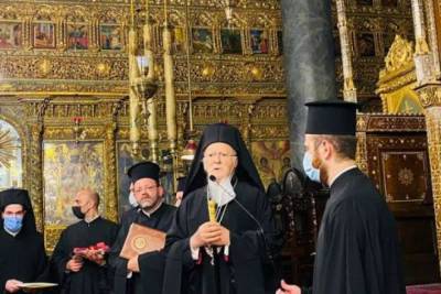 Владимир Зеленский - вселенский патриарх Варфоломей - Евгения Кравчук - Патриарх Варфоломей подтвердил свой визит в Украину - lenta.ua - Стамбул