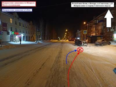 В Печоре девушка-водитель сломала палец в ДТП - komiinform.ru - респ. Коми