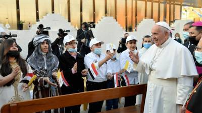 Франциск - Папа Римский выступил в Мосуле - бывшей "столице" боевиков "ИГ" - svoboda.org - Ирак - Рим - Мосул - Эрбиль