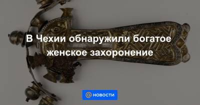 В Чехии обнаружили богатое женское захоронение - news.mail.ru