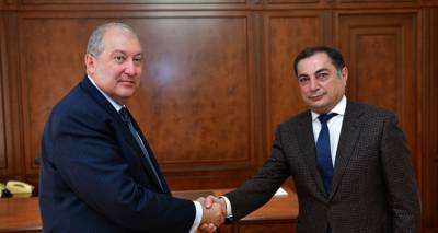 Армен Саркисян - Вазген Манукян - Президент Армении провел переговоры с представителем РПА - ru.armeniasputnik.am - Армения